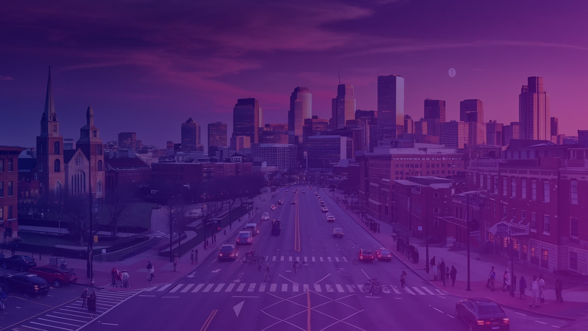A skyline of Boston represents DigiMarCon New England, the leading Digital Marketing, Media, and Advertising Conference and Exhibition in New England.