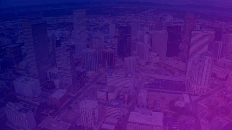 A skyline of Denver represents the 2026 Gartner Marketing Symposium/ Xpo.